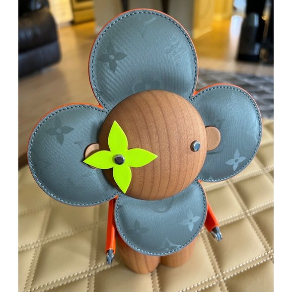 Louis Vuitton VIVIENNE Doll Wood and Titanium Canvas GI0279 Rare Collectible - Picture 1 of 6